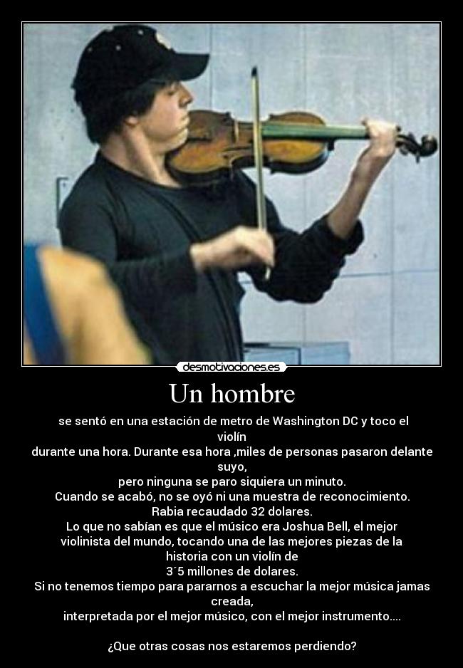 Un hombre - 