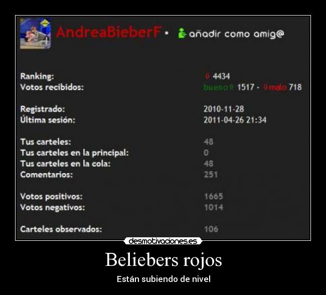 carteles belieber tonto gay mariscon desmotivaciones