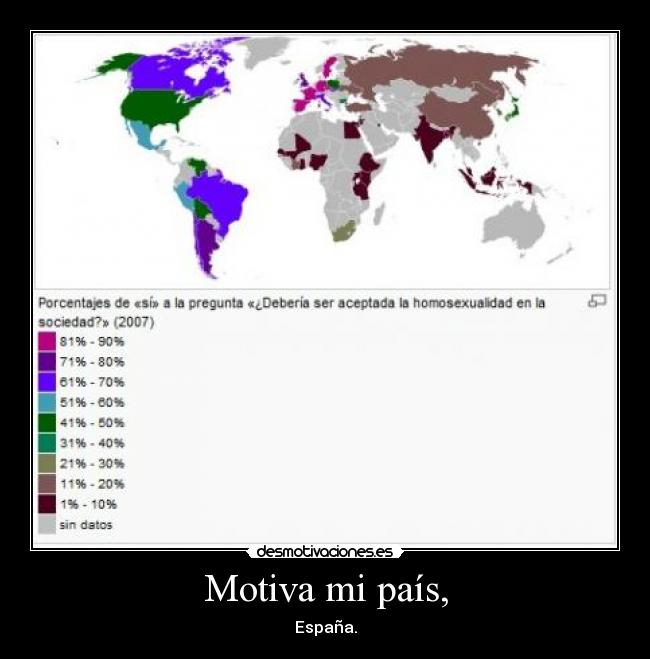 Motiva mi país, - España.