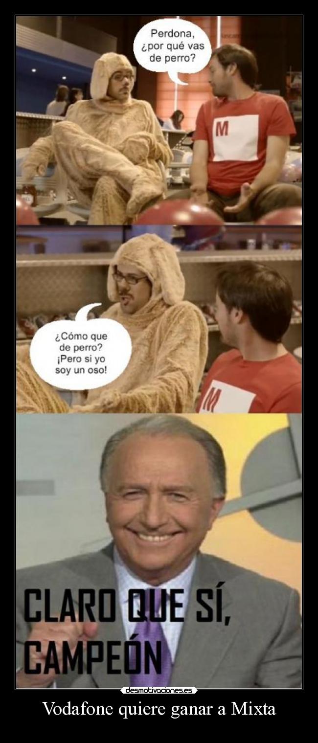 Vodafone quiere ganar a Mixta - 