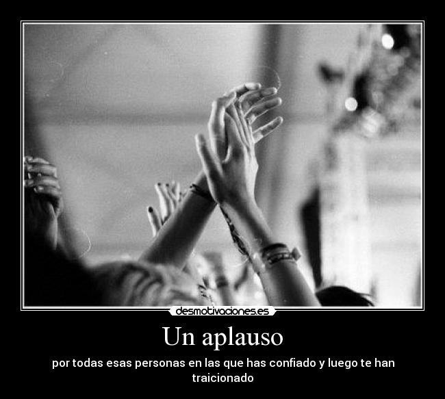 Un aplauso - 