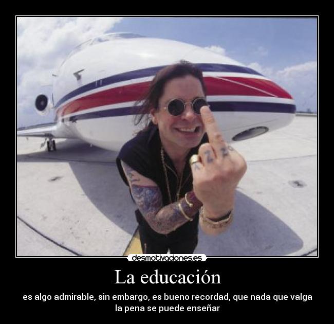 La educación -