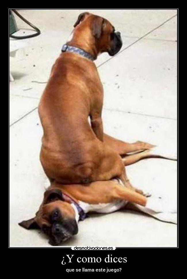 ¿Y como dices - que se llama este juego?