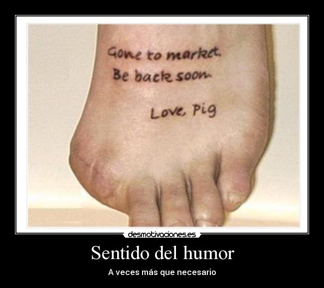Sentido del humor - A veces más que necesario
