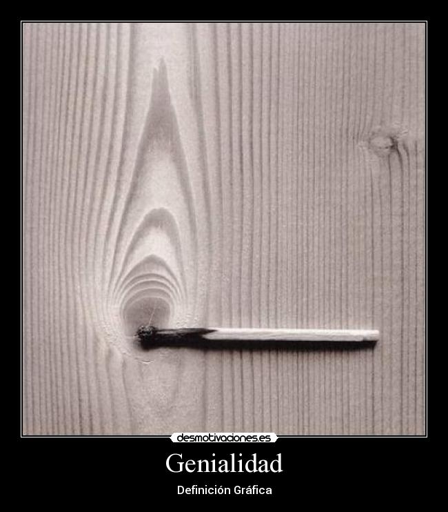 Genialidad - Definición Gráfica