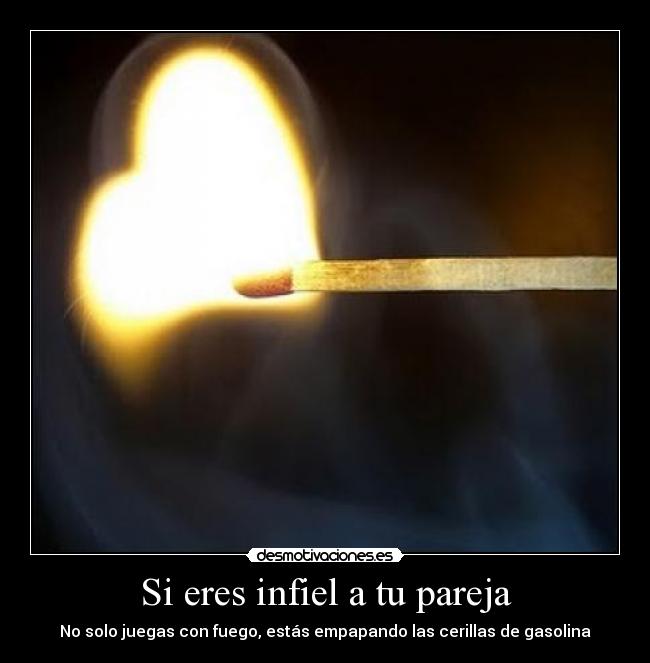 Si eres infiel a tu pareja -