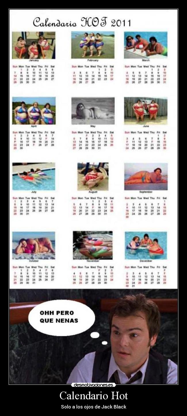 Calendario Hot - 