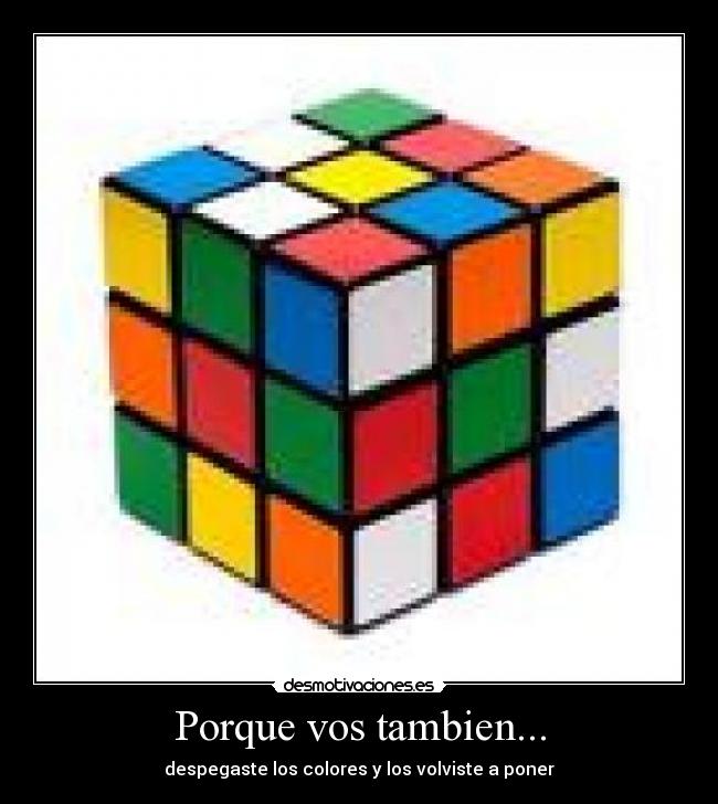 Porque vos tambien... -