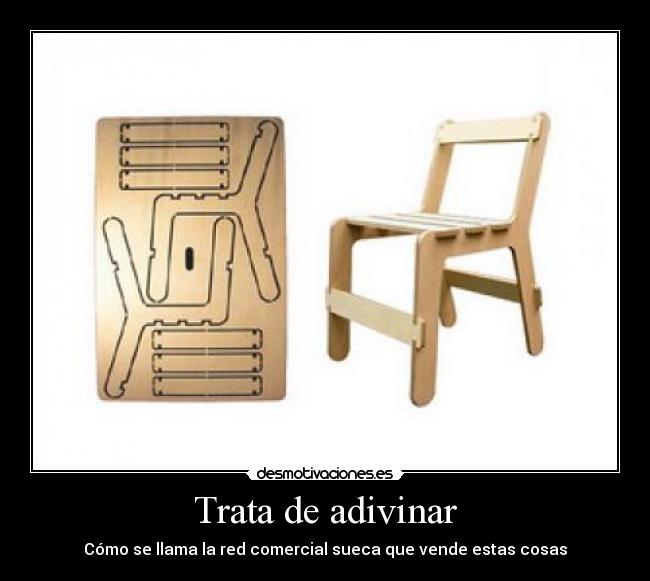 Trata de adivinar - Cómo se llama la red comercial sueca que vende estas cosas