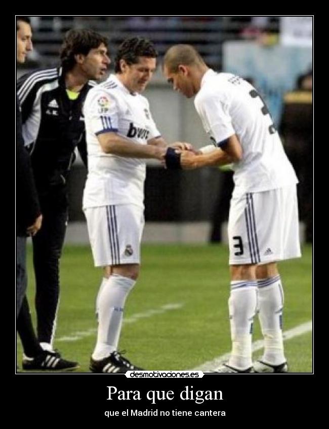 Para que digan - que el Madrid no tiene cantera