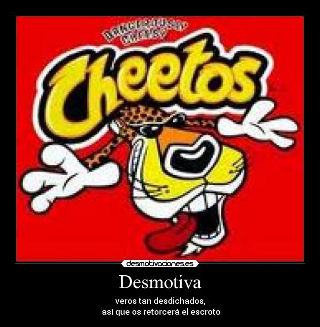 Desmotiva - veros tan desdichados,
 así que os retorcerá el escroto