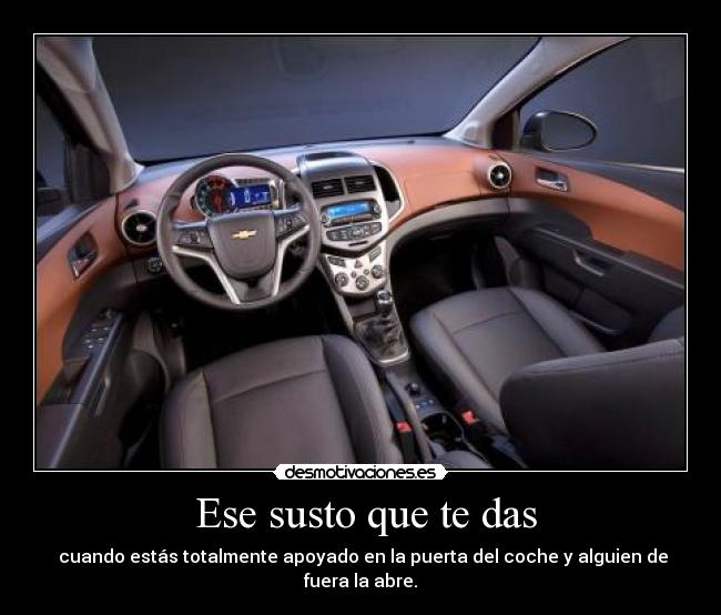 Ese susto que te das -