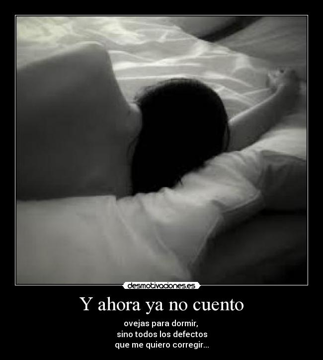 Y ahora ya no cuento -