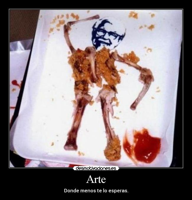 Arte - Donde menos te lo esperas.