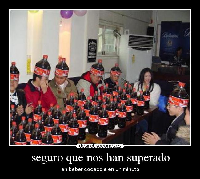 seguro que nos han superado -