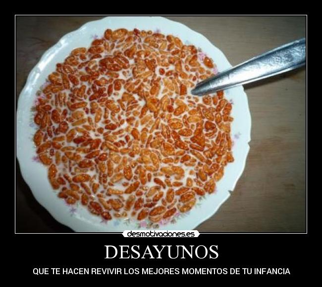 DESAYUNOS -
