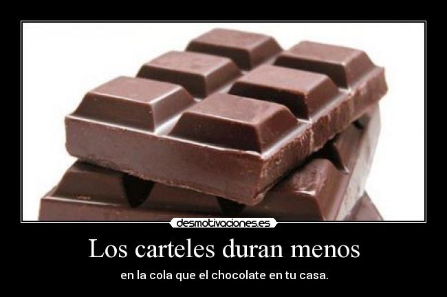 Los carteles duran menos -