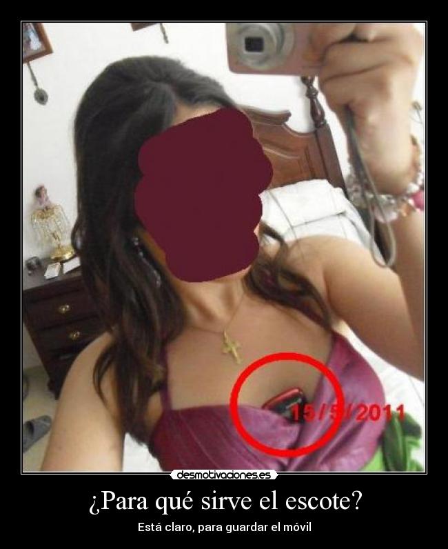 ¿Para qué sirve el escote? - 