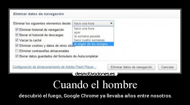 Cuando el hombre -
