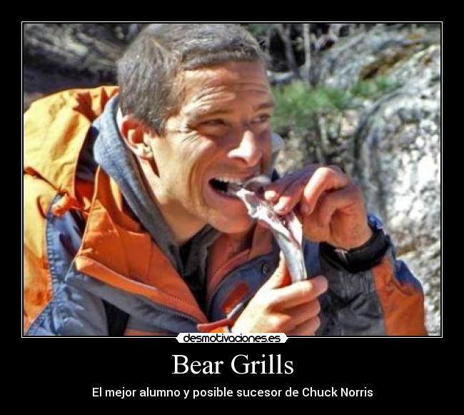 Bear Grills - El mejor alumno y posible sucesor de Chuck Norris