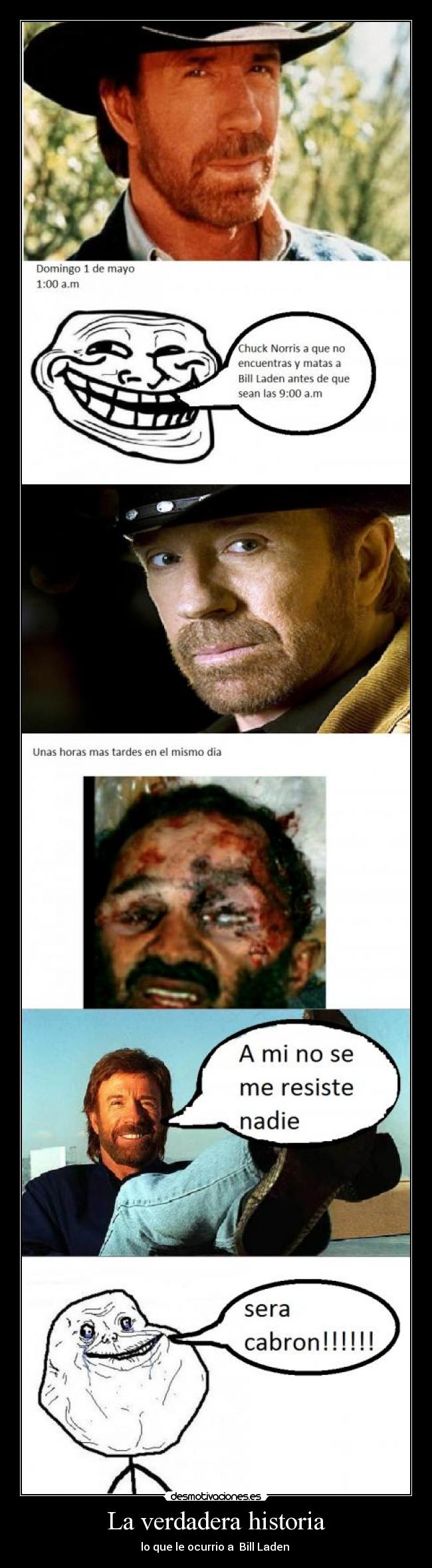 La verdadera historia - lo que le ocurrio a  Bill Laden 