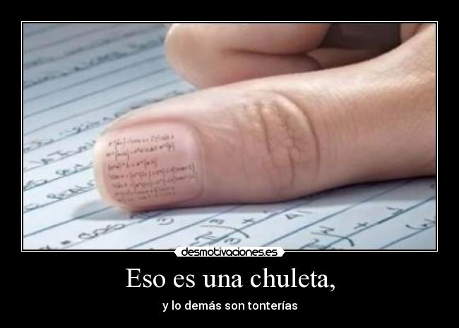 Eso es una chuleta, - 