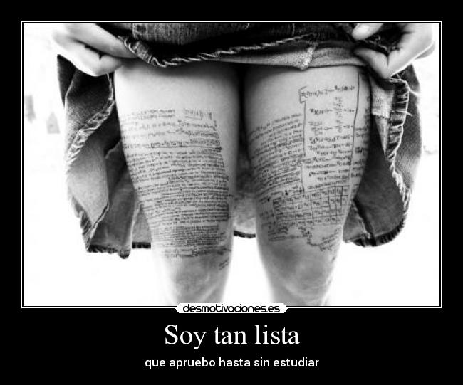 Soy tan lista -