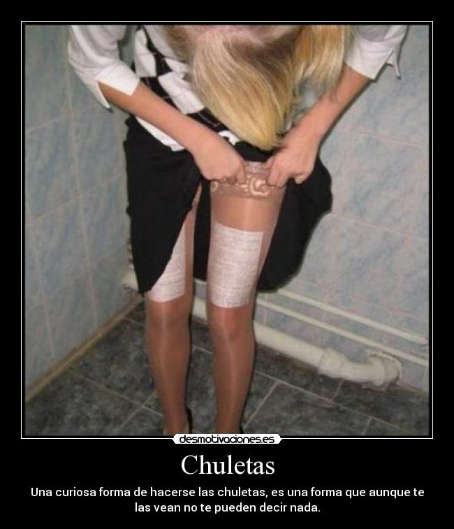 carteles chuletas desmotivaciones