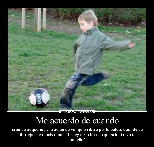 Me acuerdo de cuando -