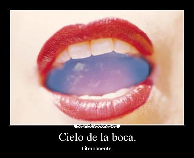 Cielo de la boca. - 