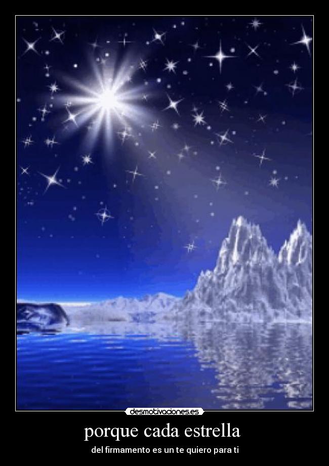 porque cada estrella  - 