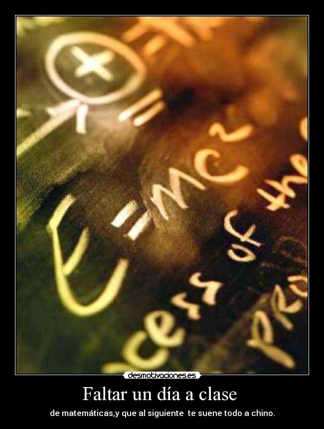 carteles matematicas desmotivaciones