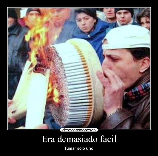 Era demasiado facil -