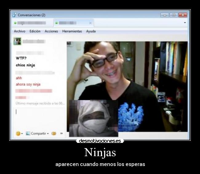 Ninjas - aparecen cuando menos los esperas