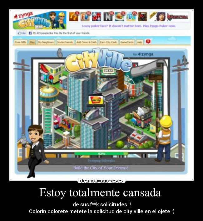 Estoy totalmente cansada -