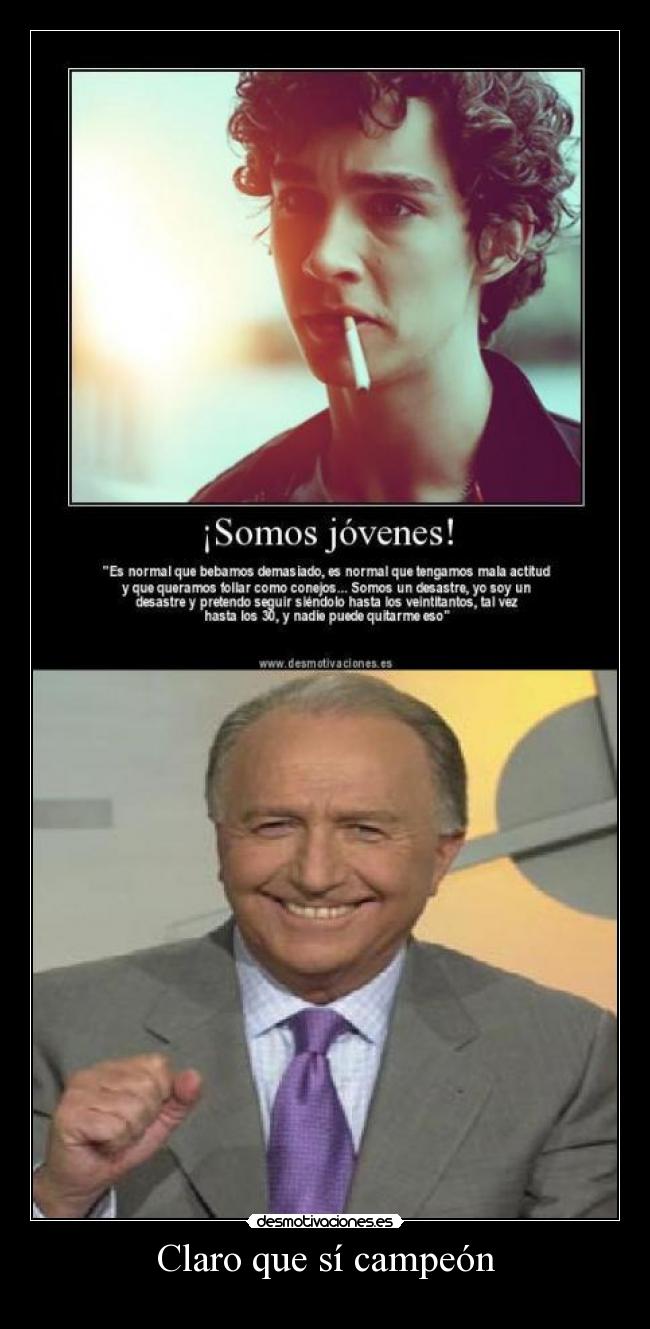 Claro que sí campeón - 