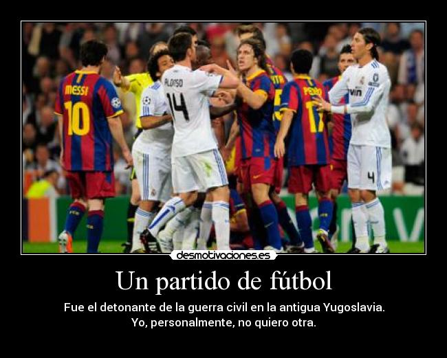 Un partido de fútbol - 