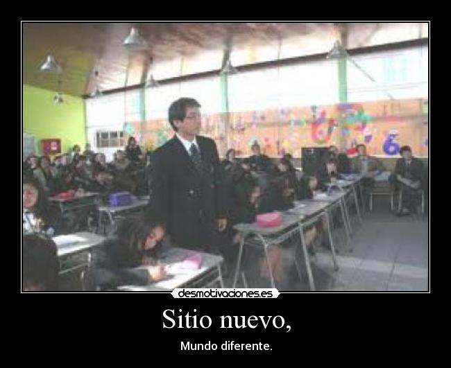 Sitio nuevo, -