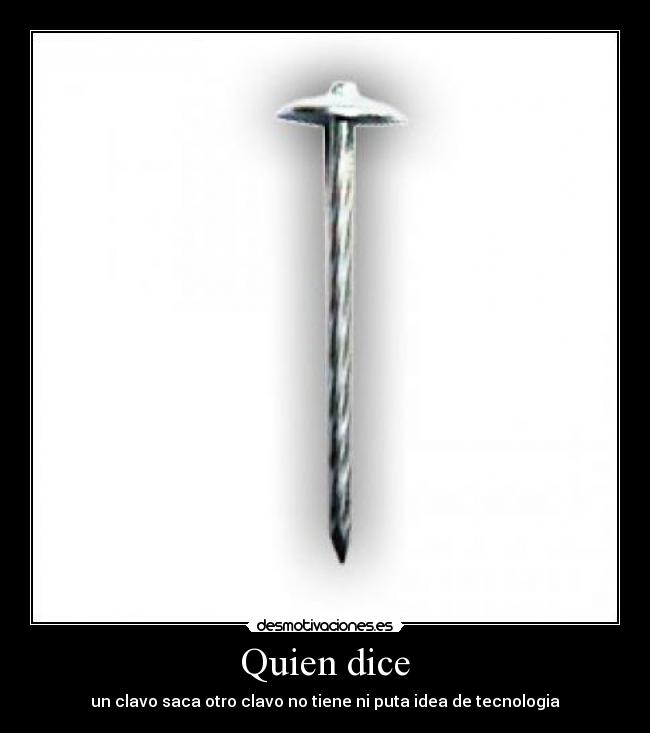 carteles clavo desmotivaciones