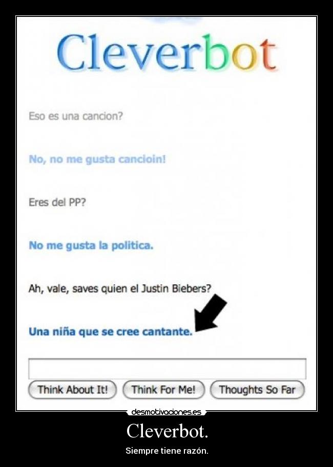 Cleverbot. - 
