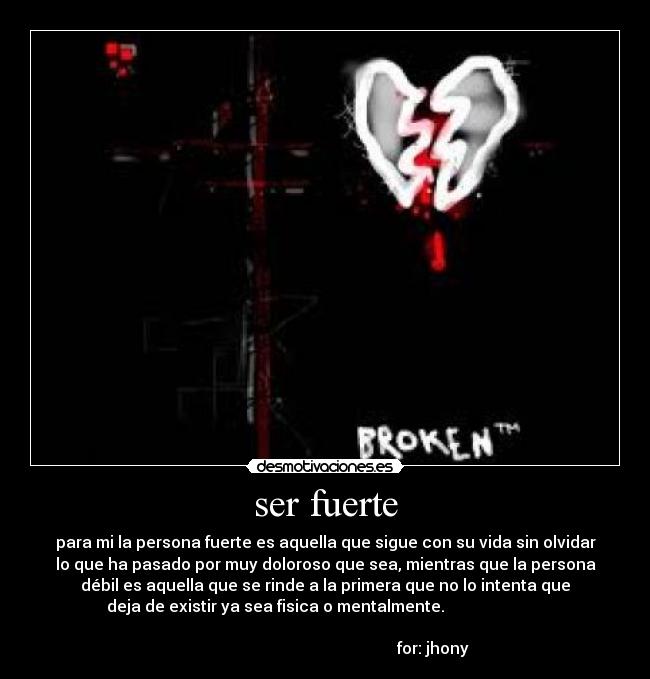 ser fuerte - 