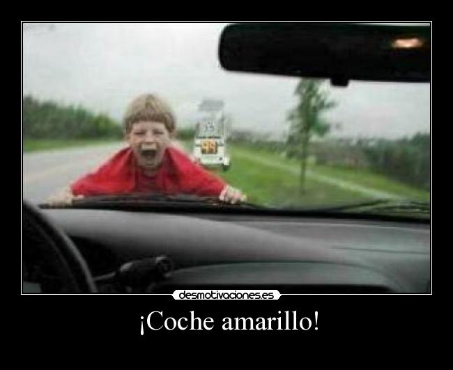 ¡Coche amarillo! - 