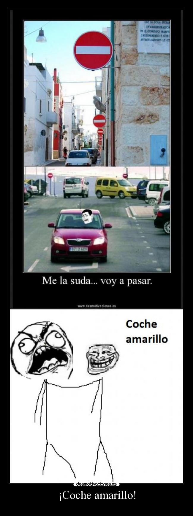 ¡Coche amarillo! -