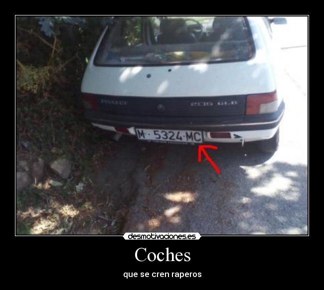 Coches - que se cren raperos