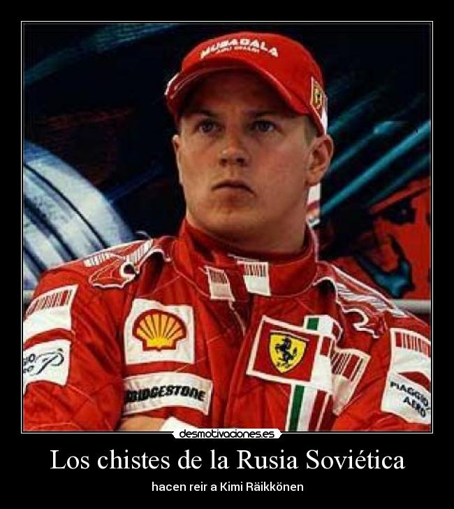 Los chistes de la Rusia Soviética - hacen reir a Kimi Räikkönen