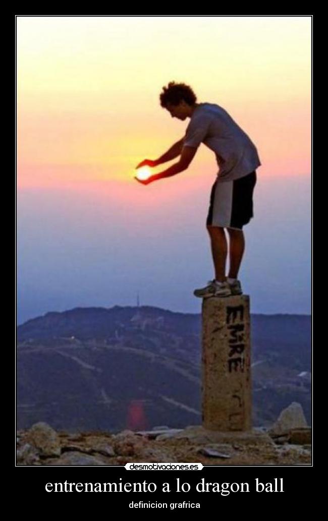 entrenamiento a lo dragon ball -