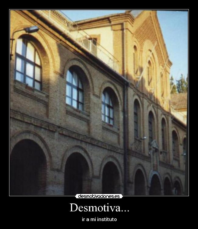 Desmotiva... -