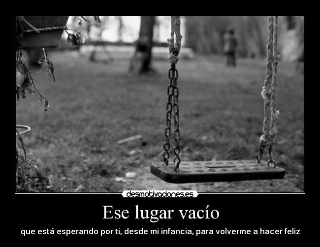 Ese lugar vacío -