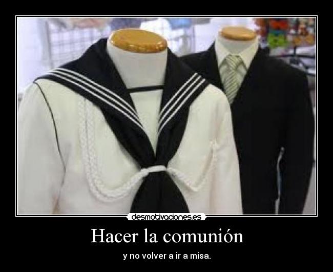 Hacer la comunión -