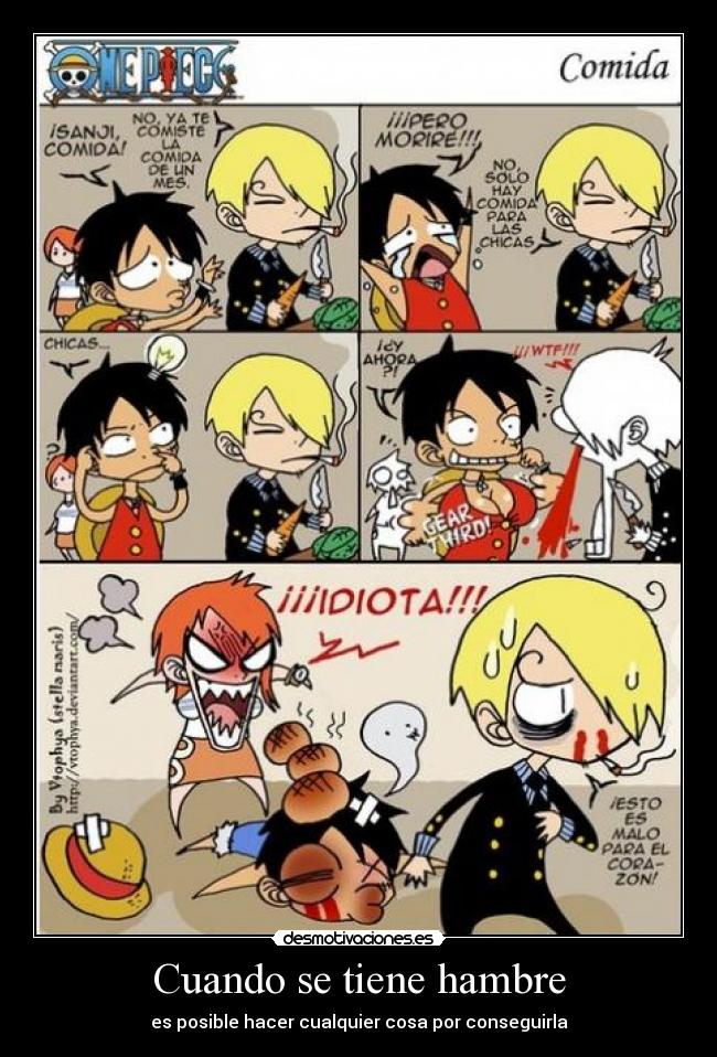 Cuando se tiene hambre -